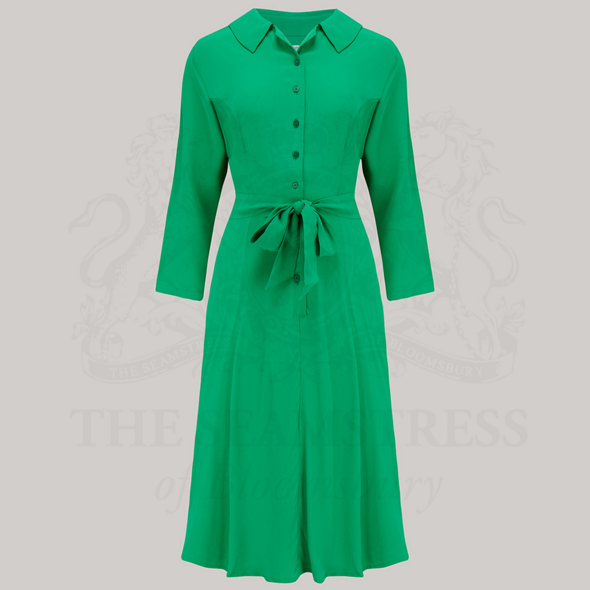 Violet Dress in Apple Green