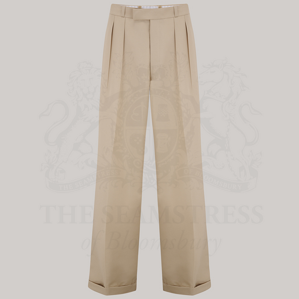 Fake Alpha Vintage 1940s Tailored loose-fit Trousers - Farfetch