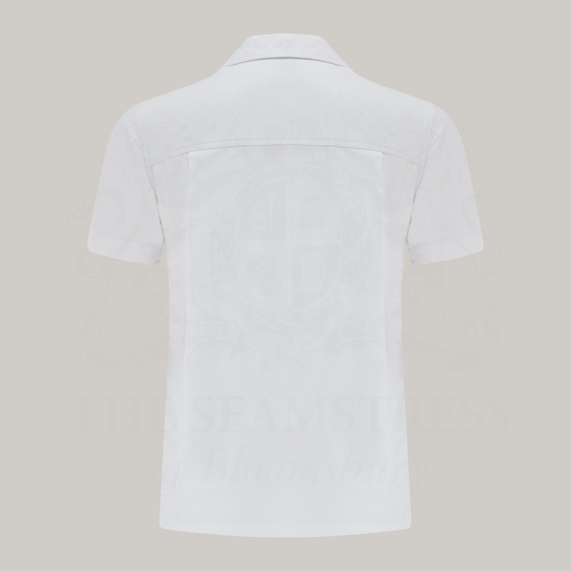 White shirt on a grey background