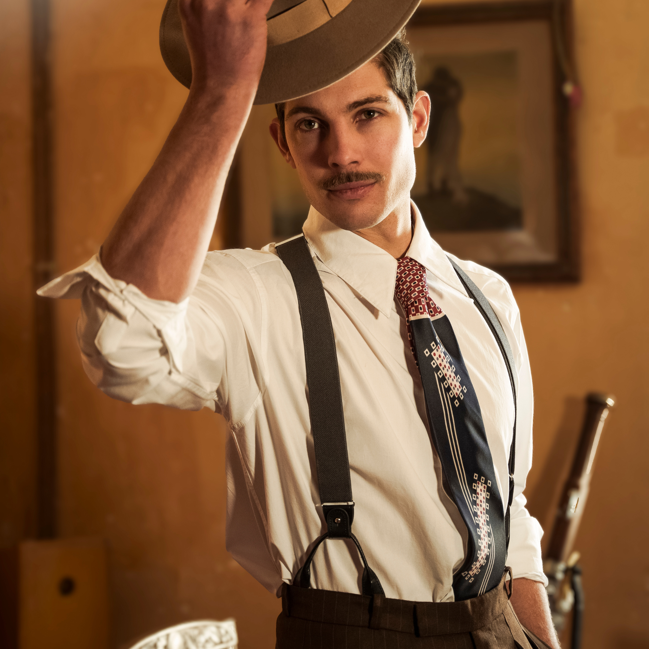 Suspenders Vintage Styles Men Street Style Vintage Attire For Male