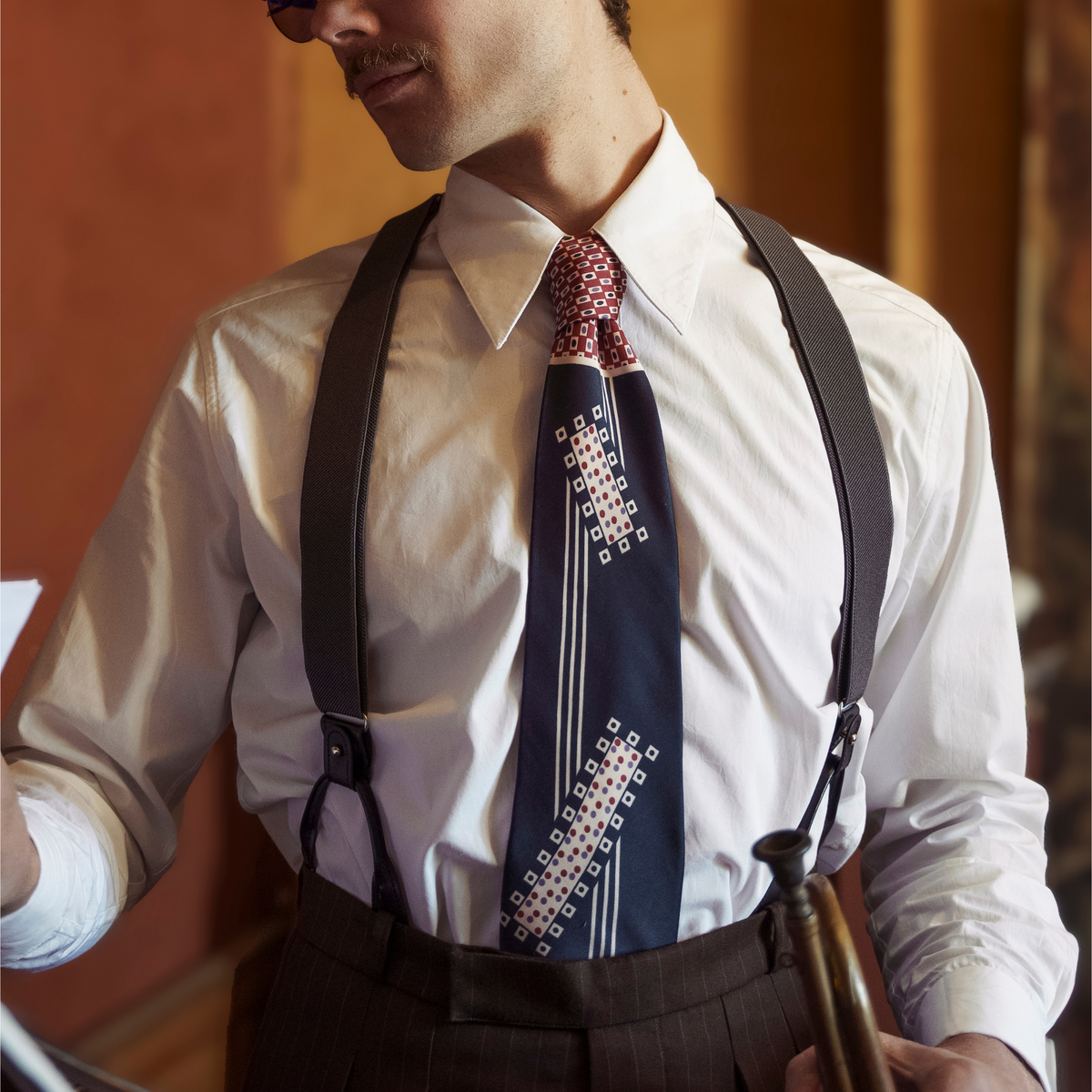 Men&#39;s 1940s Silk Tie