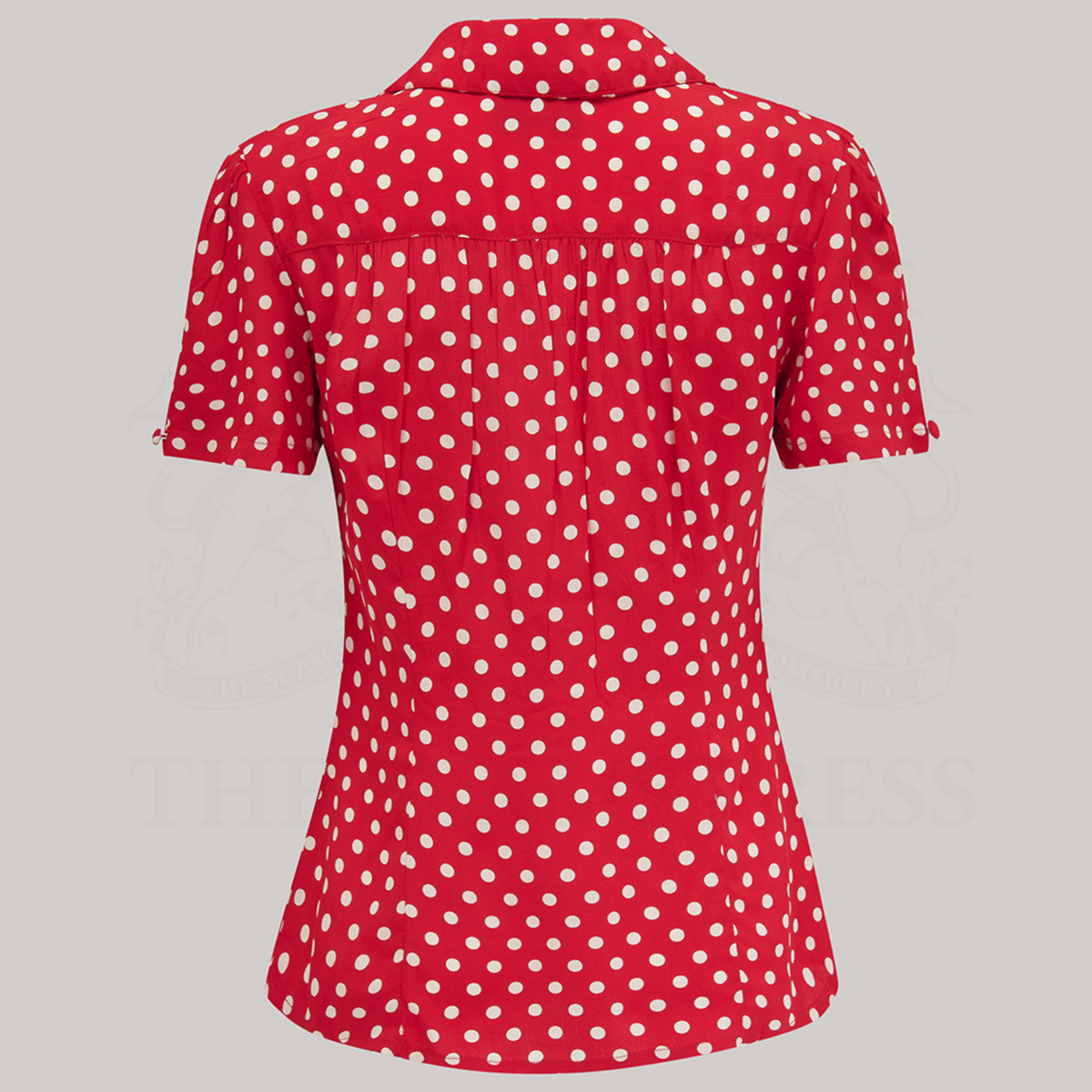 Grace Blouse in Red Polka