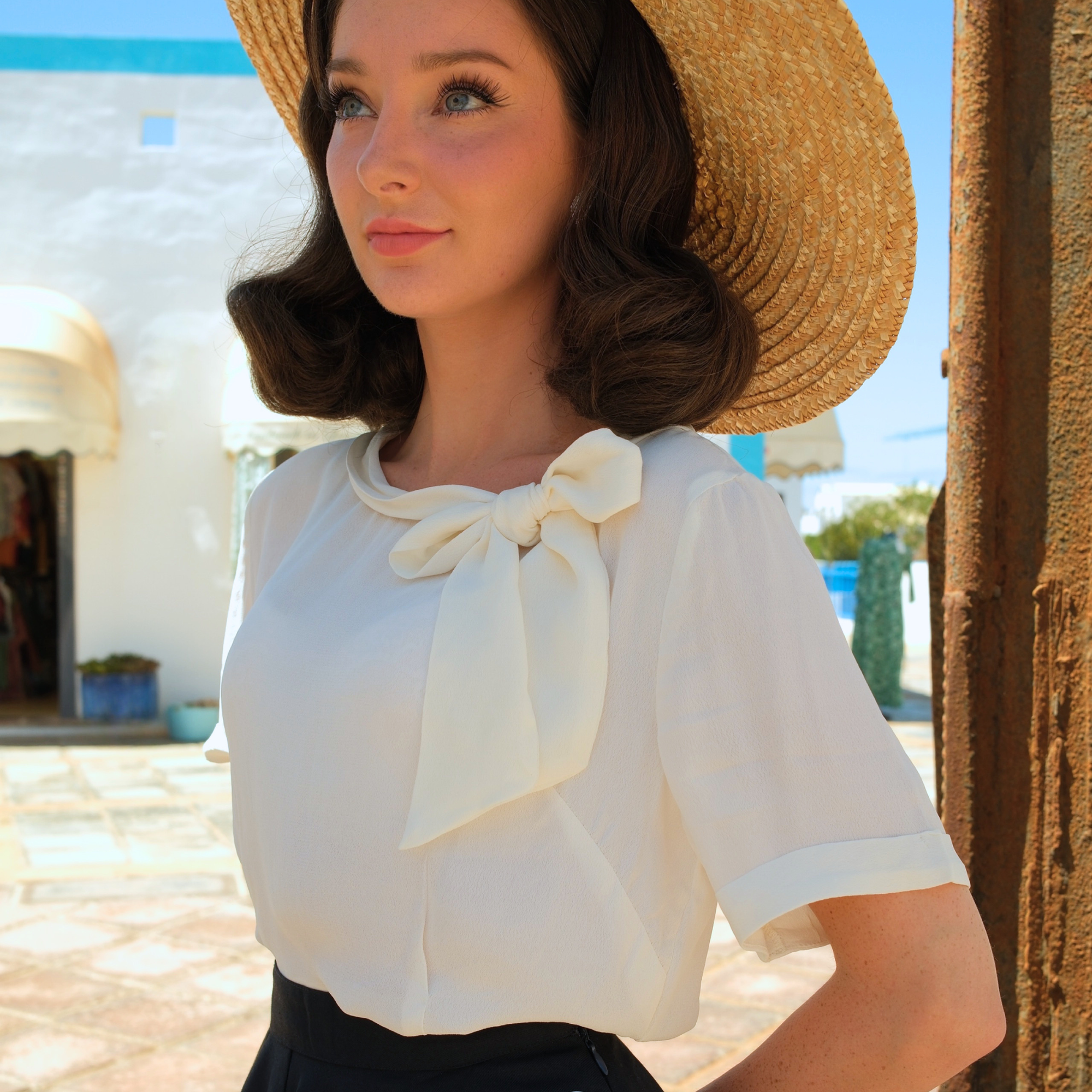 Cindy Blouse in Cream