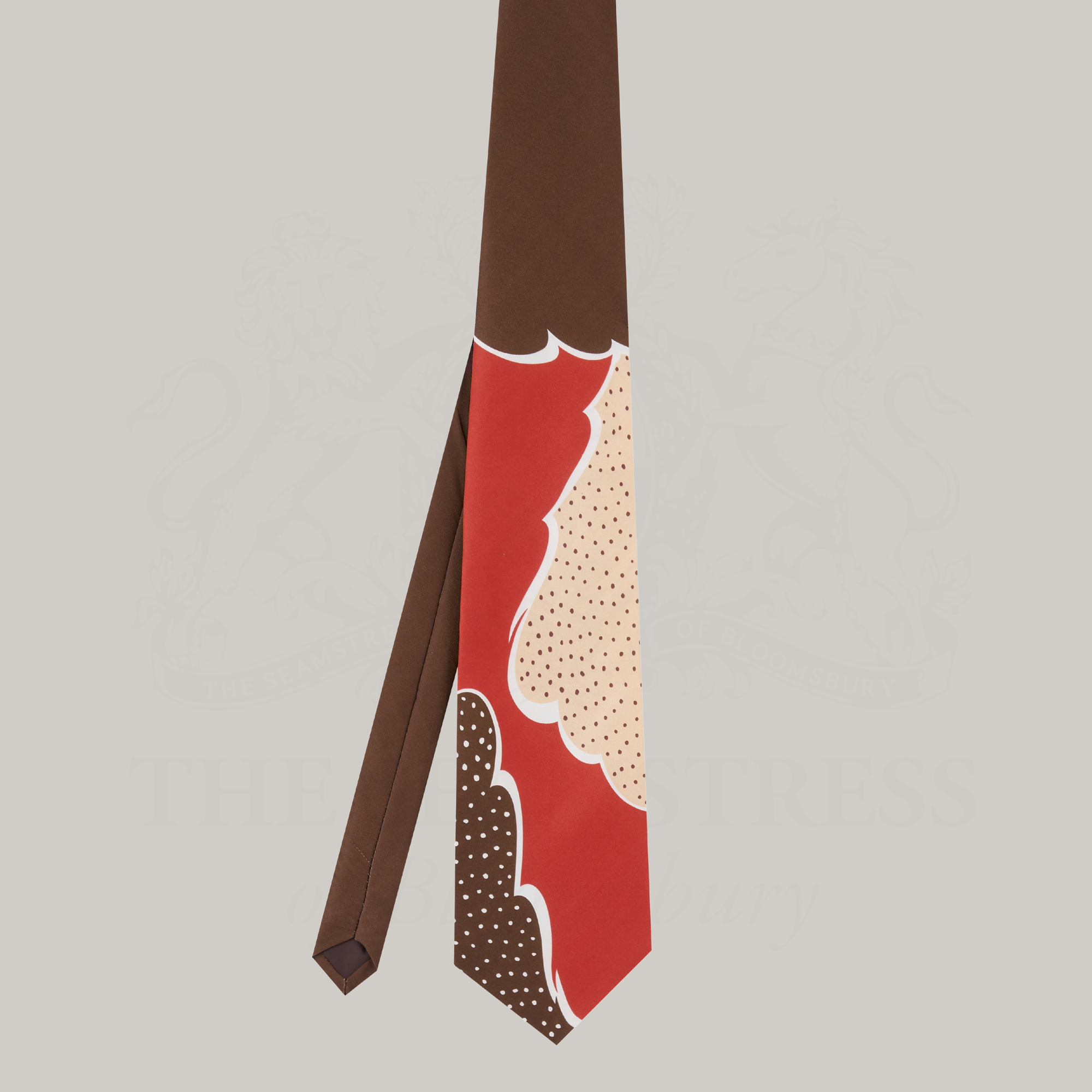 Men's 1940s Inspired Art Silk Tie