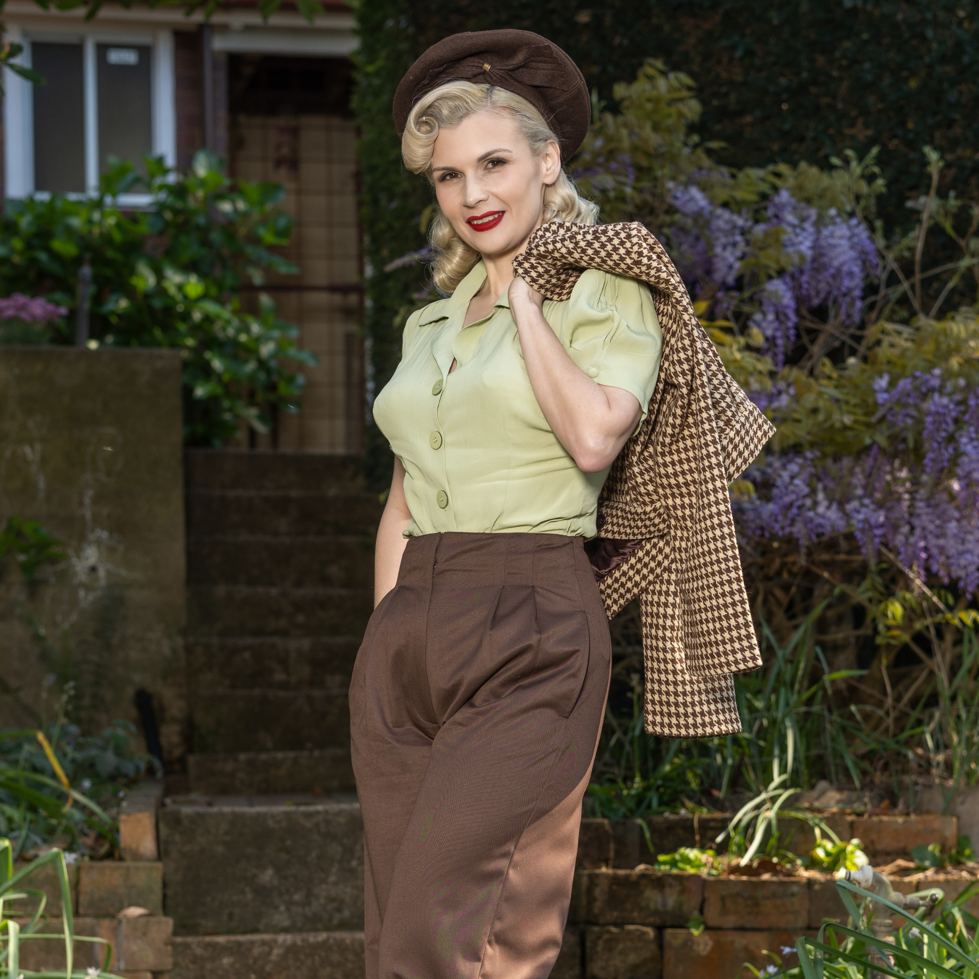 Grace Blouse in Pistachio