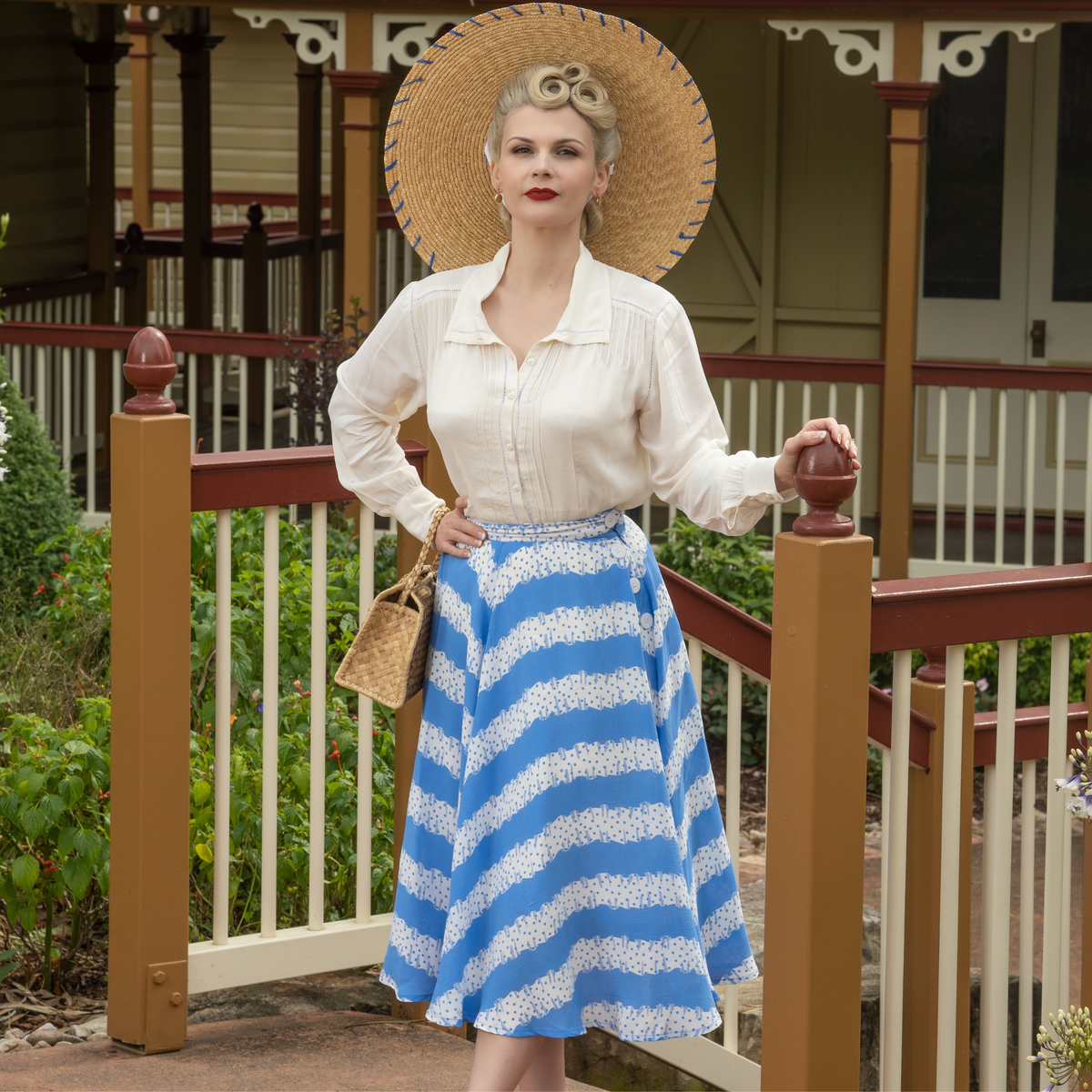 Isabelle Skirt in Palace Ribbon