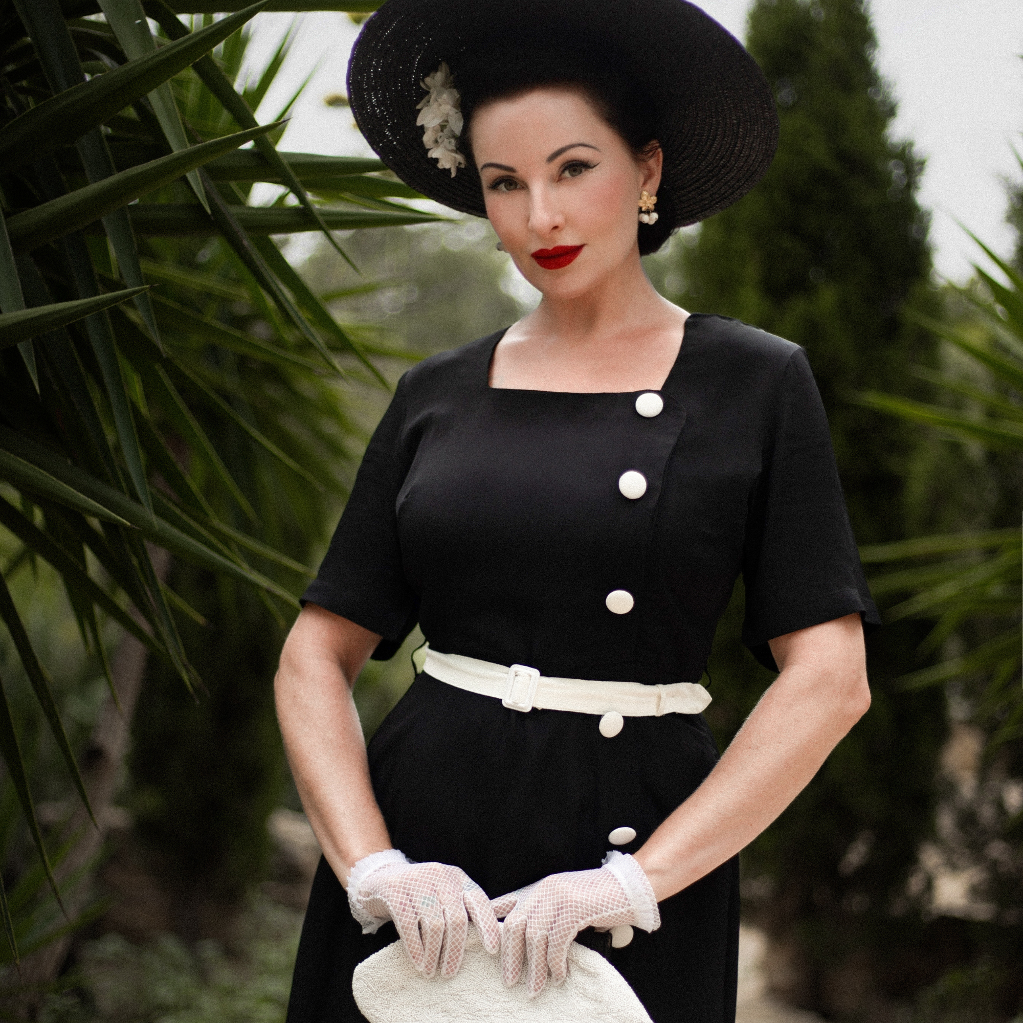 Olivia Dress in Liquorice Black