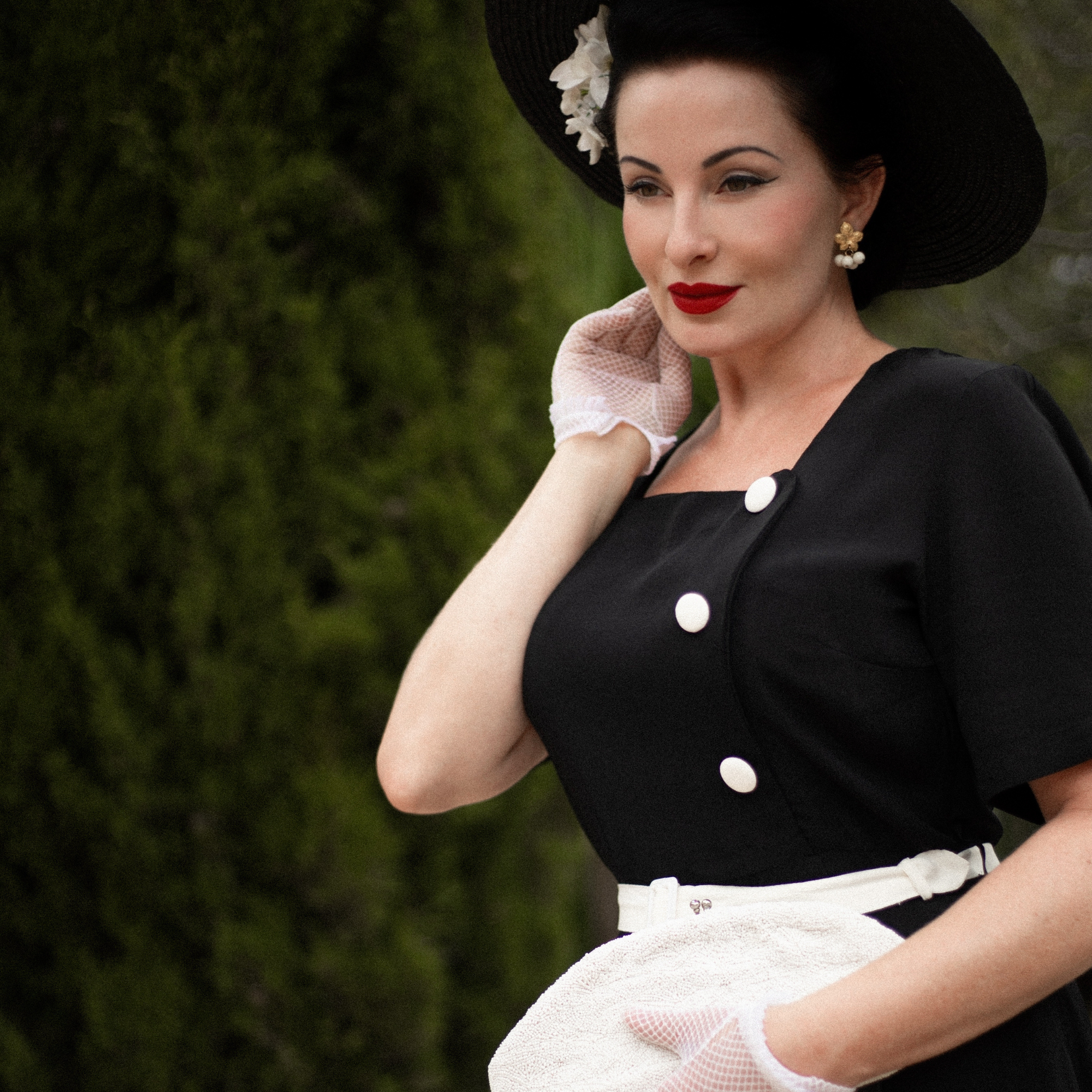 Olivia Dress in Liquorice Black