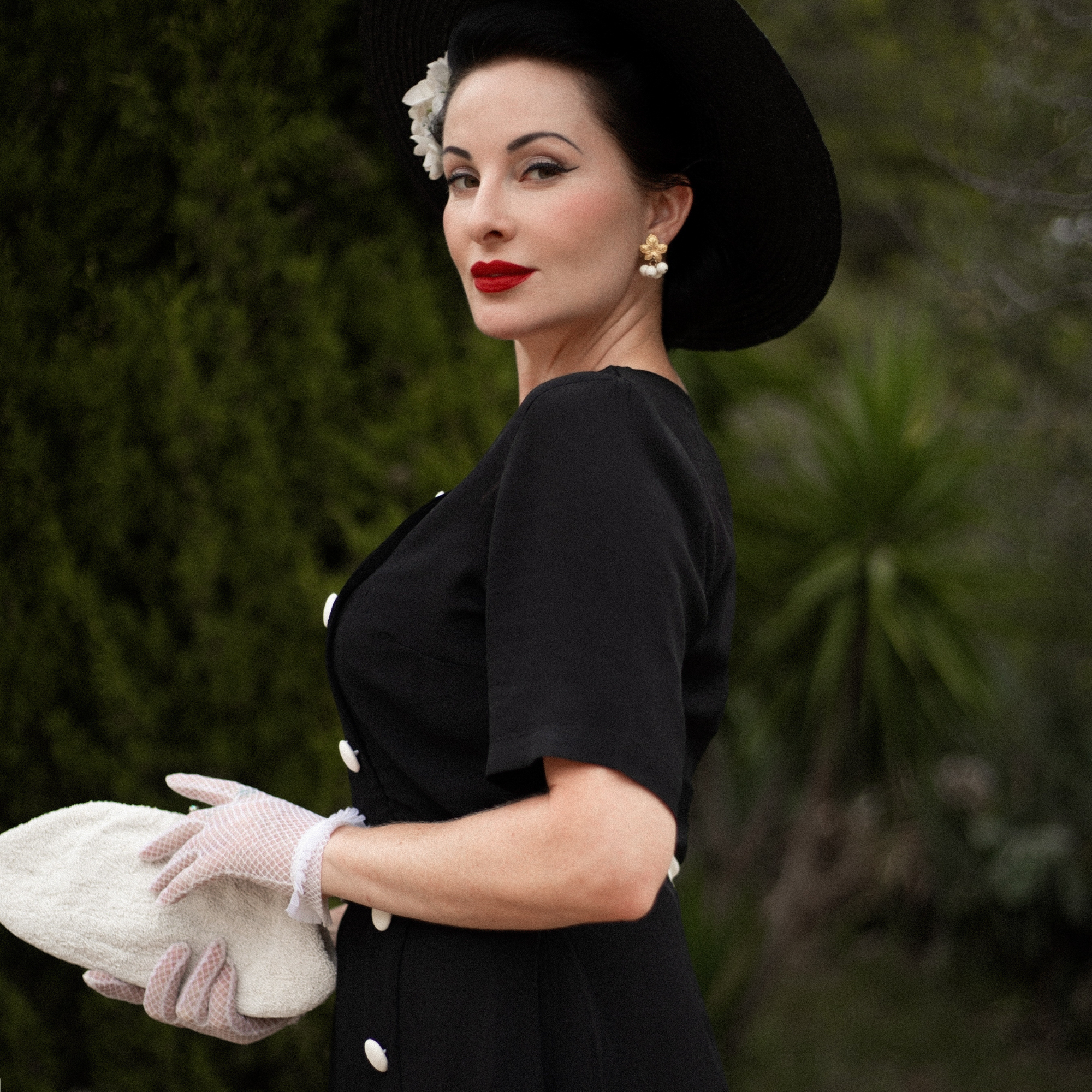 Olivia Dress in Liquorice Black