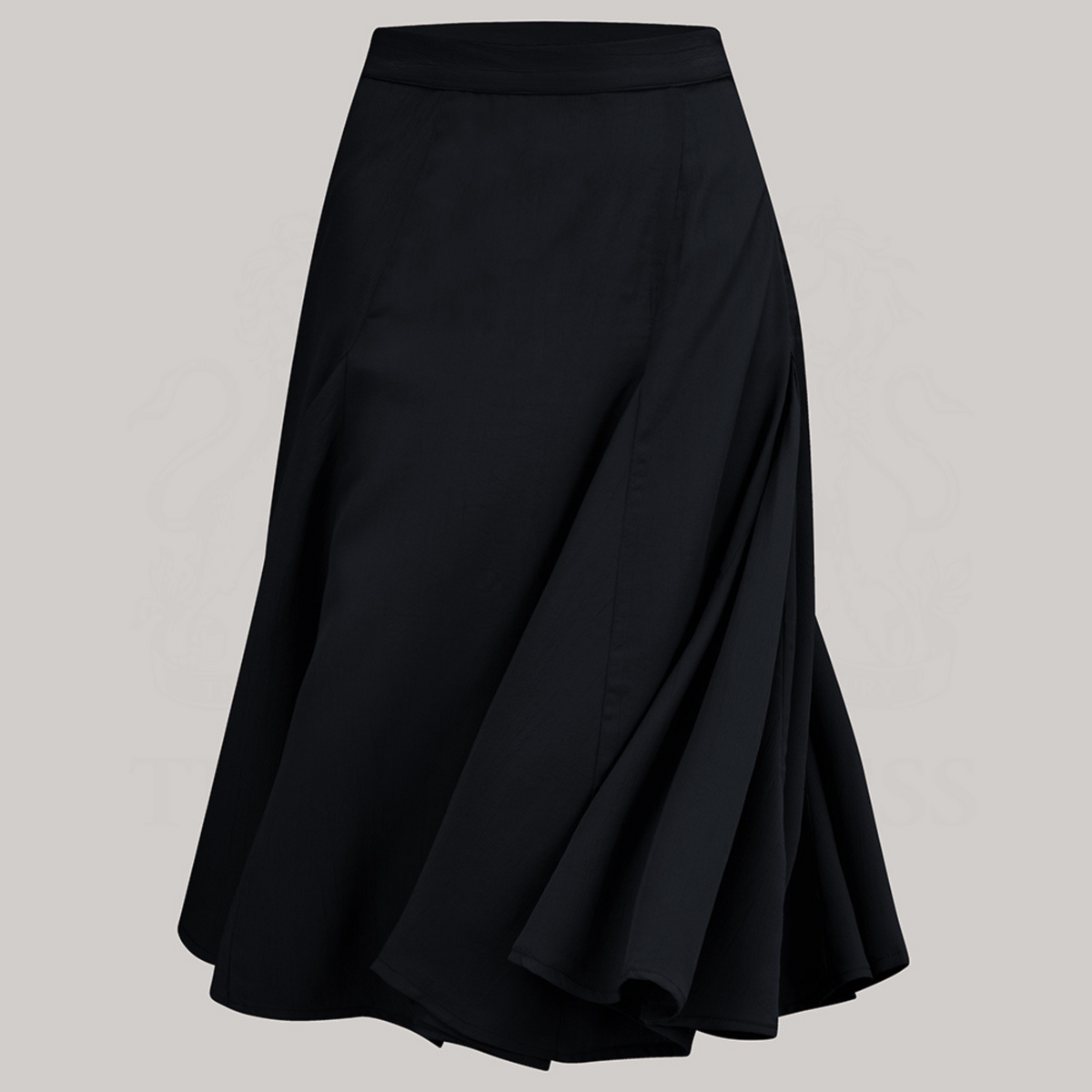  A 1940s style black dancing skirt