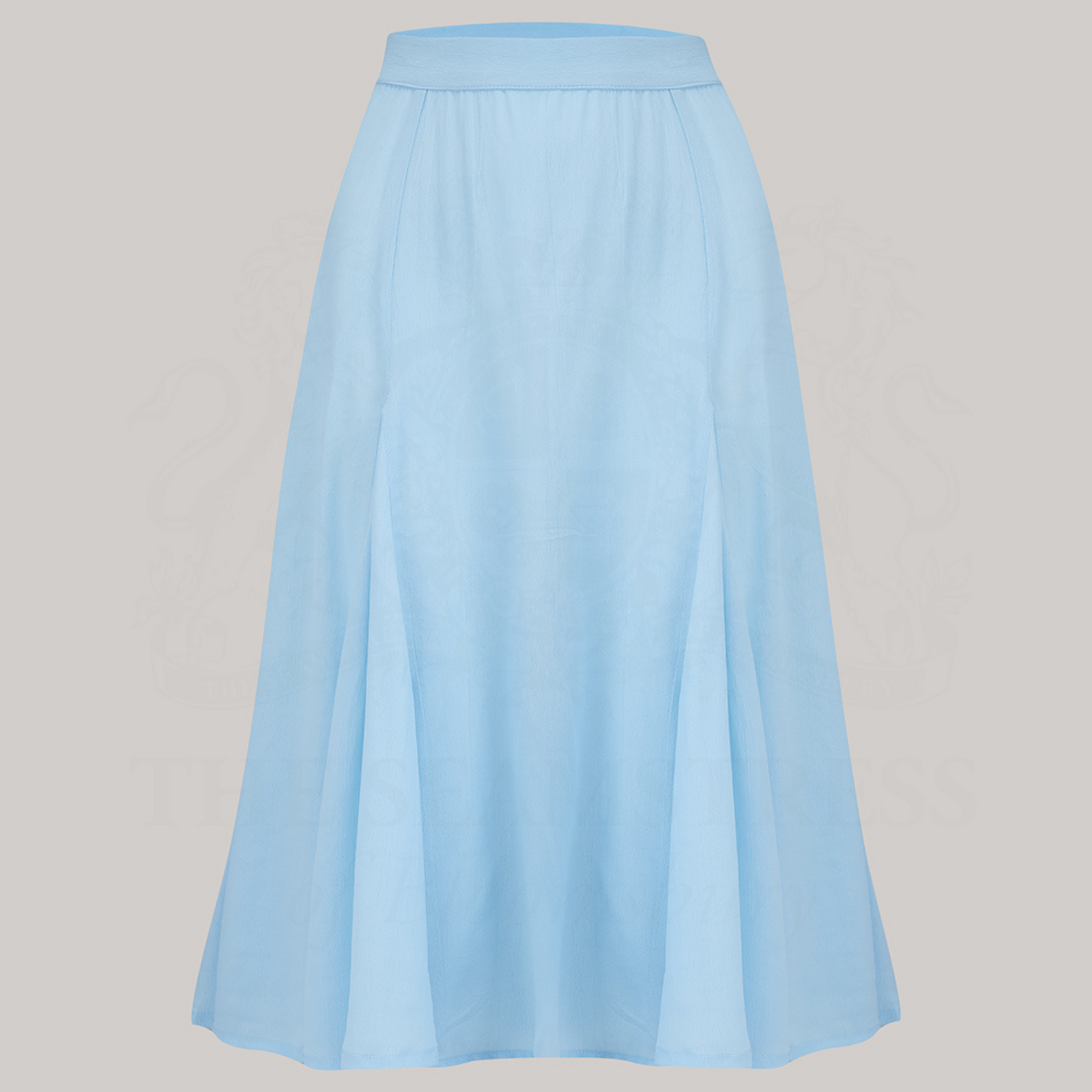 A 1940s style pale blue dancing skirt