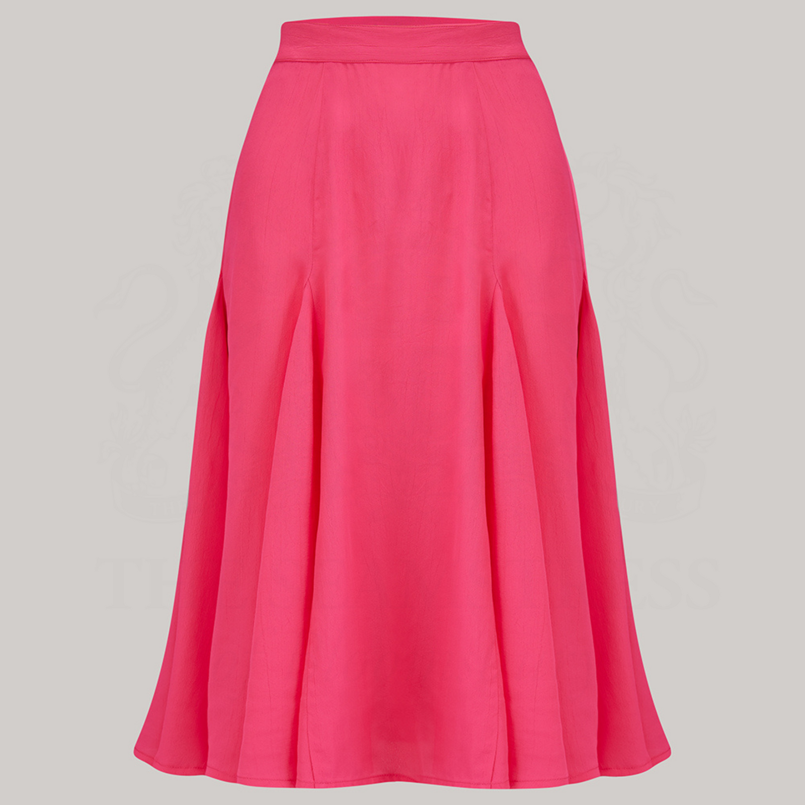 A 1940s style raspberry pink dancing skirt