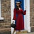 Ava Dress in Windsor Wine
