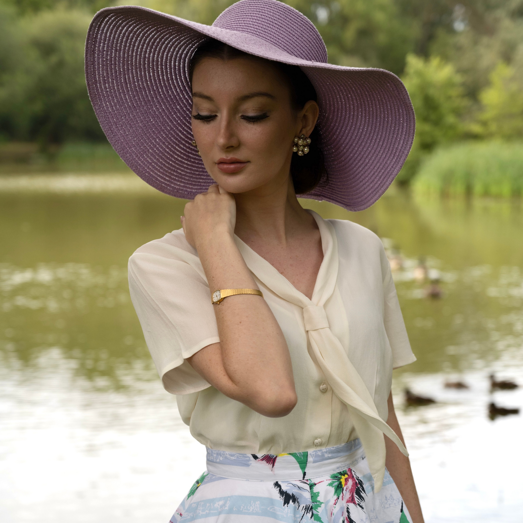 Bonnie Sailor Blouse Short Sleeve in Cream