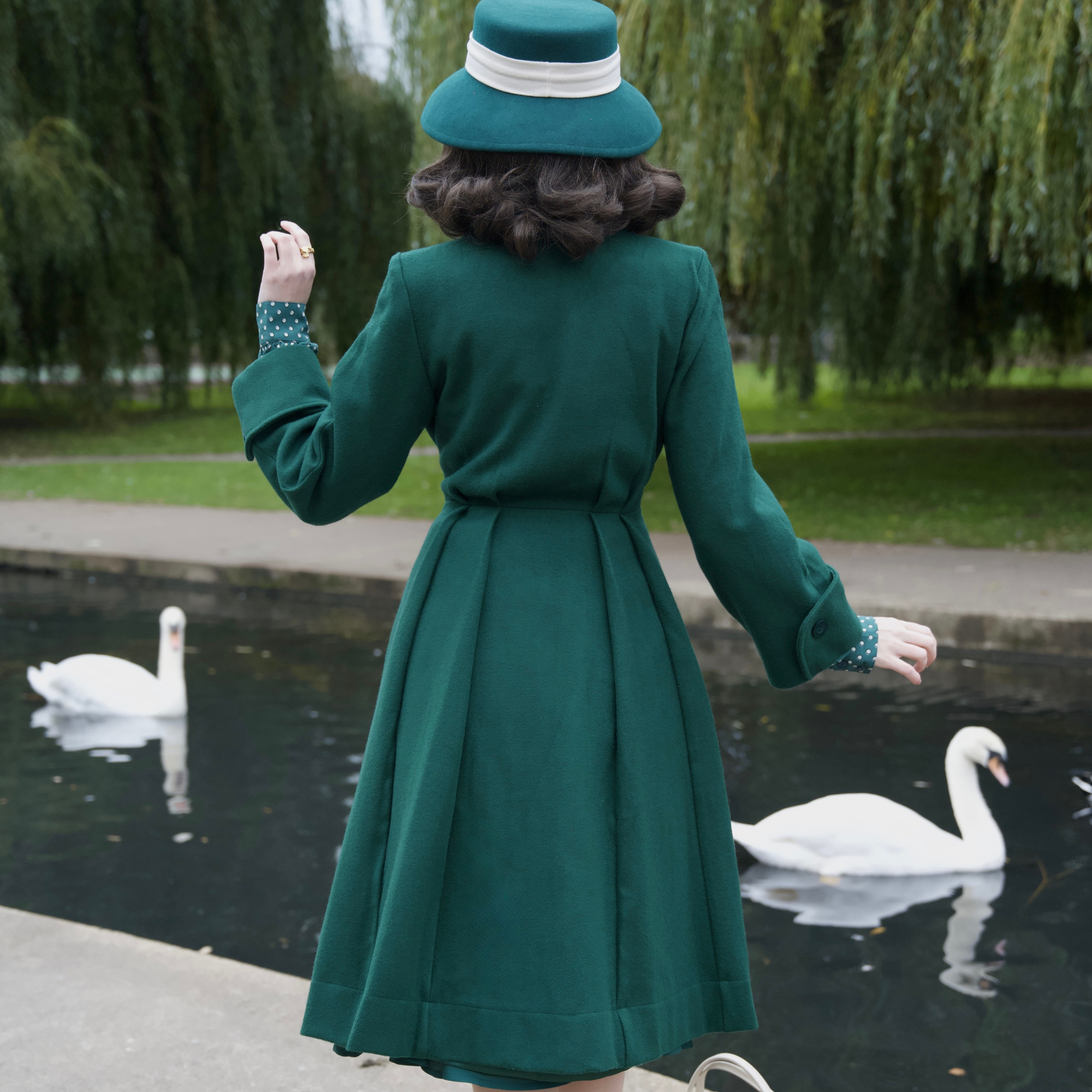 Elizabeth Coat in Green