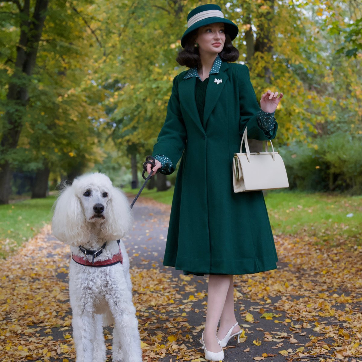 Elizabeth Coat in Green