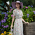 Lisa Dress in Georgette Poppy Print