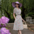 Lisa Dress in Georgette Poppy Print