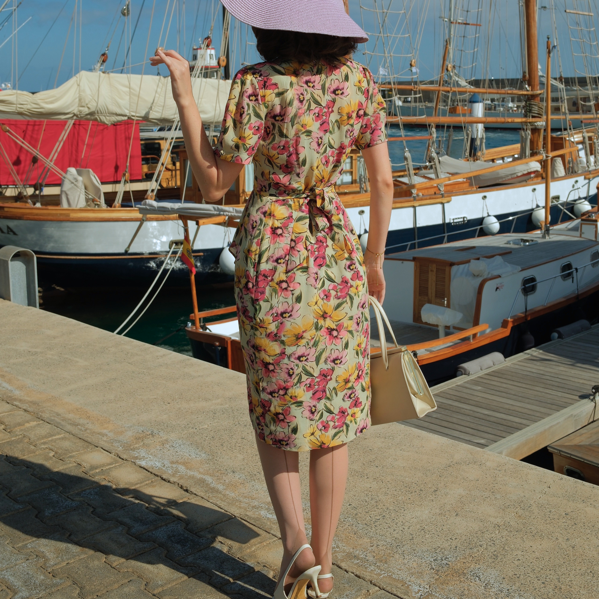 Mabel Waterfall Dress in Wildflower