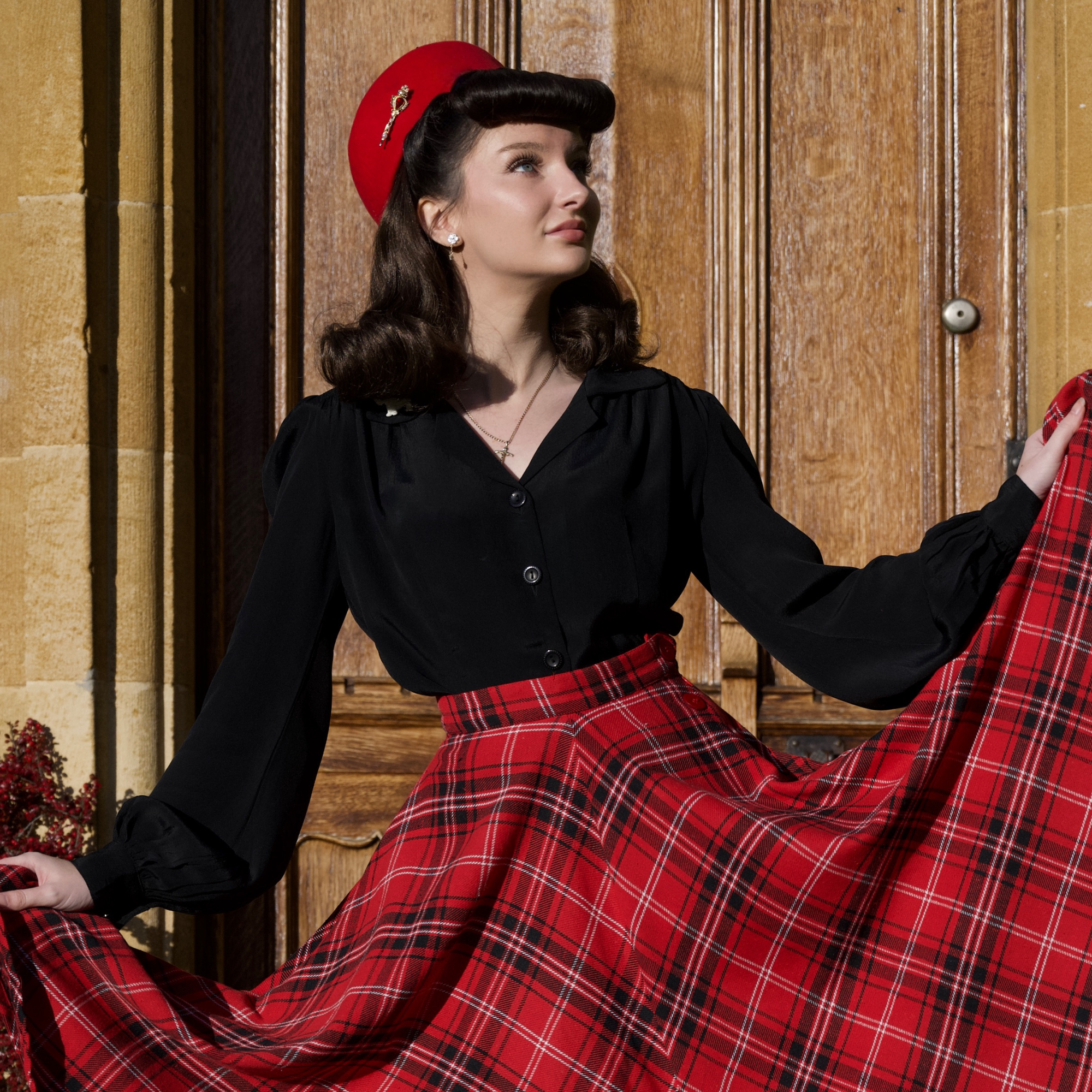 Poppy Blouse in Liquorice Black