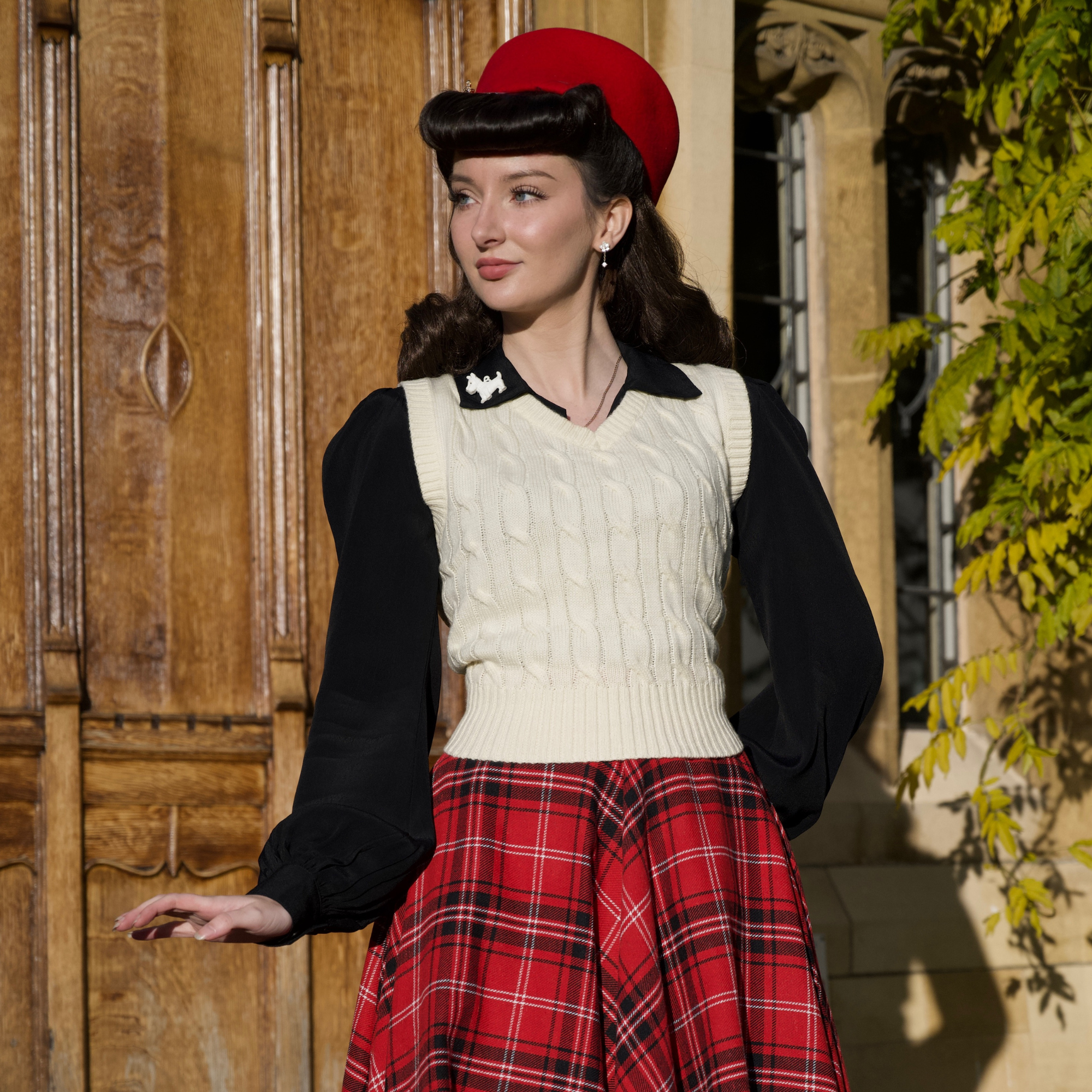 Poppy Blouse in Liquorice Black