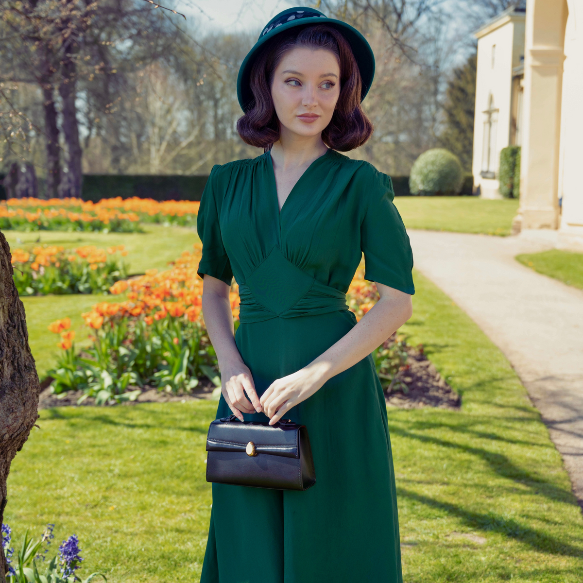Ruby Dress in Hampton Green