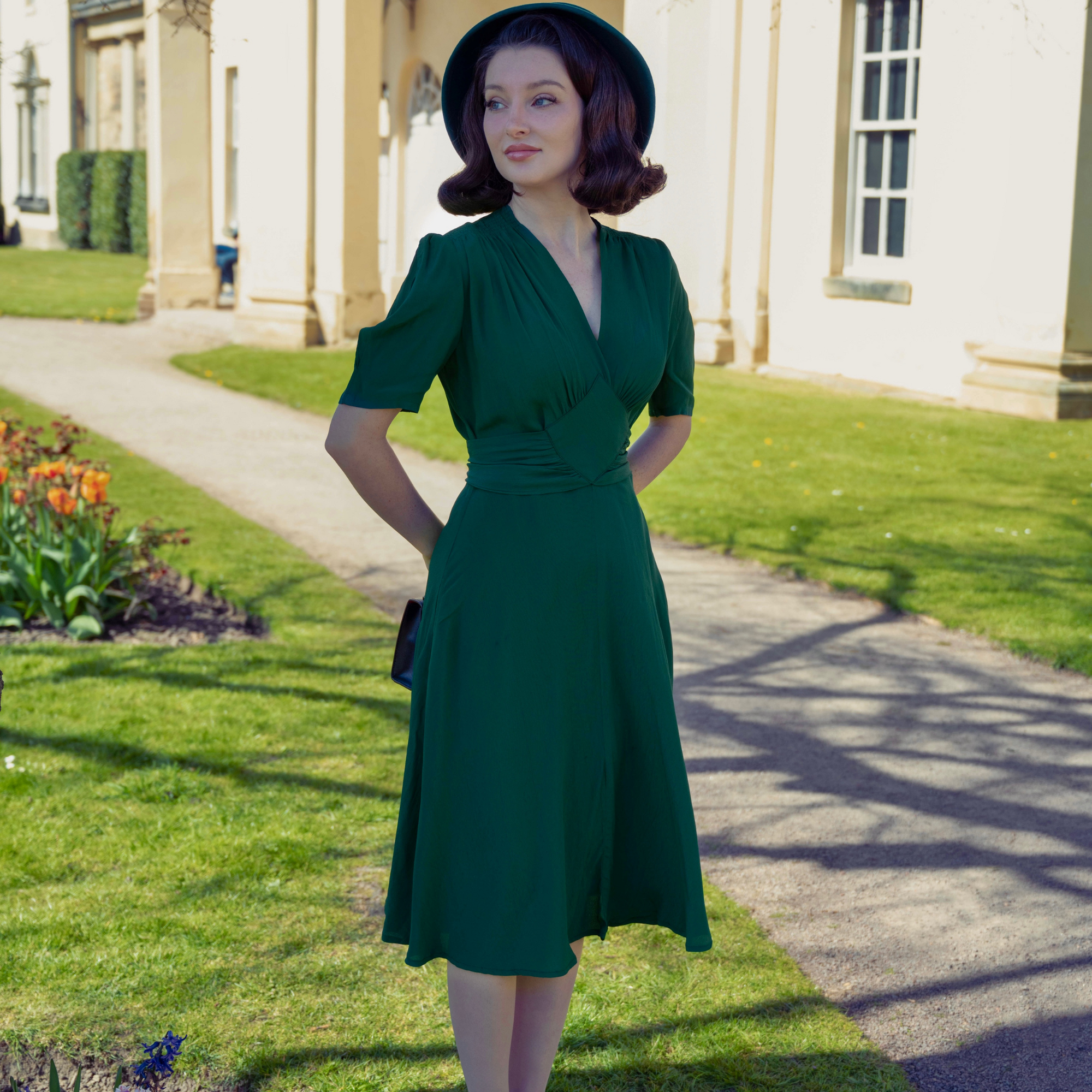 Ruby Dress in Hampton Green