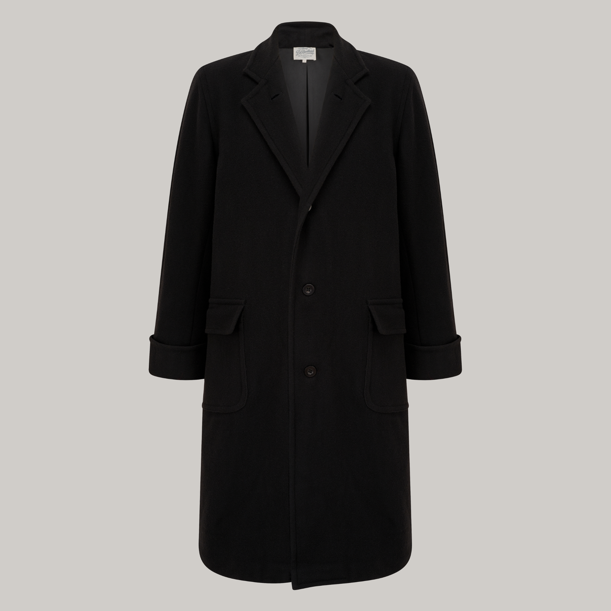 Cagney Overcoat in Black