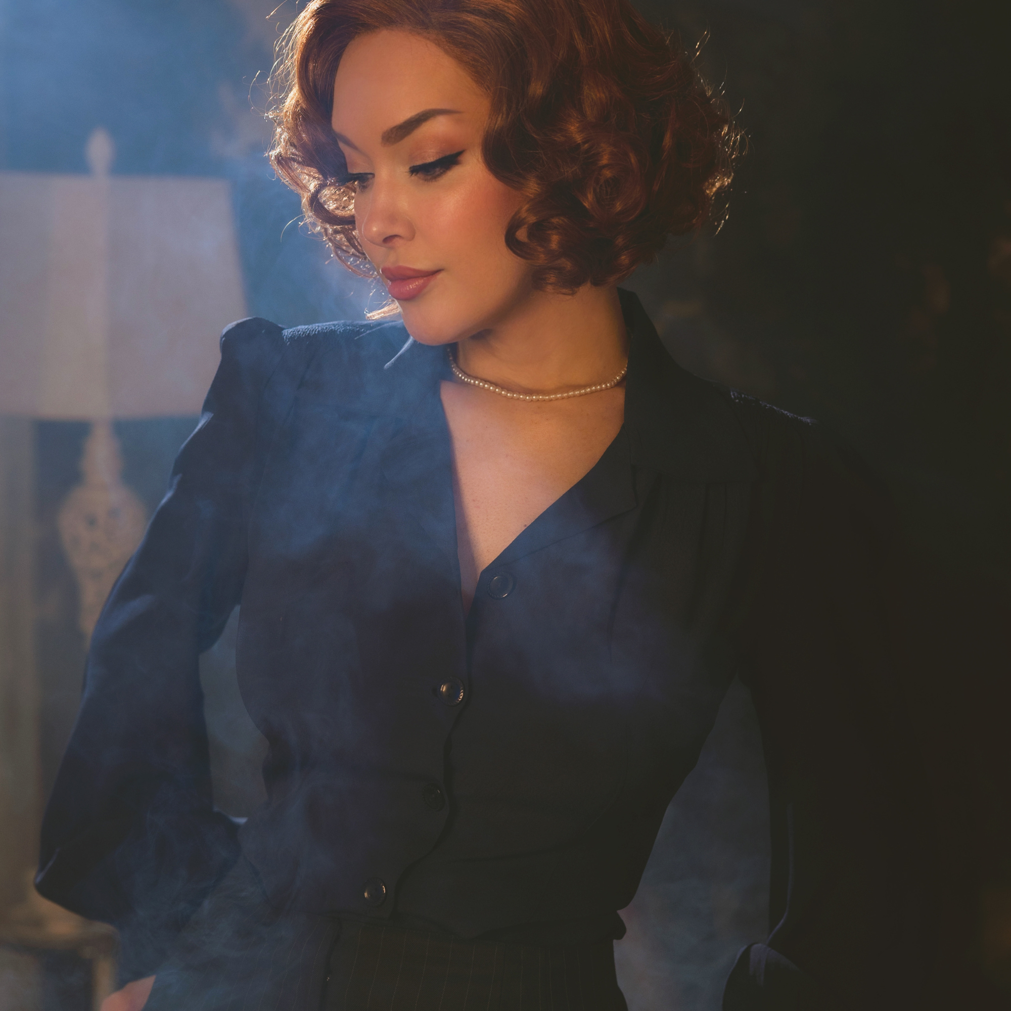 Poppy Blouse in French Navy