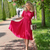 Cindy Dress in Raspberry