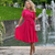 Cindy Dress in Raspberry