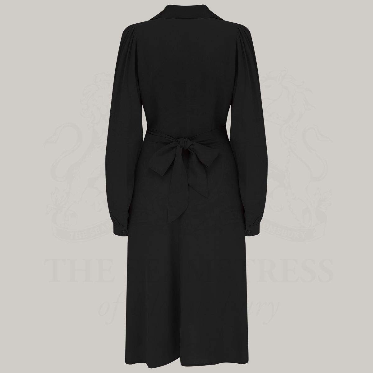 Clarice Dress in Liquorice Black