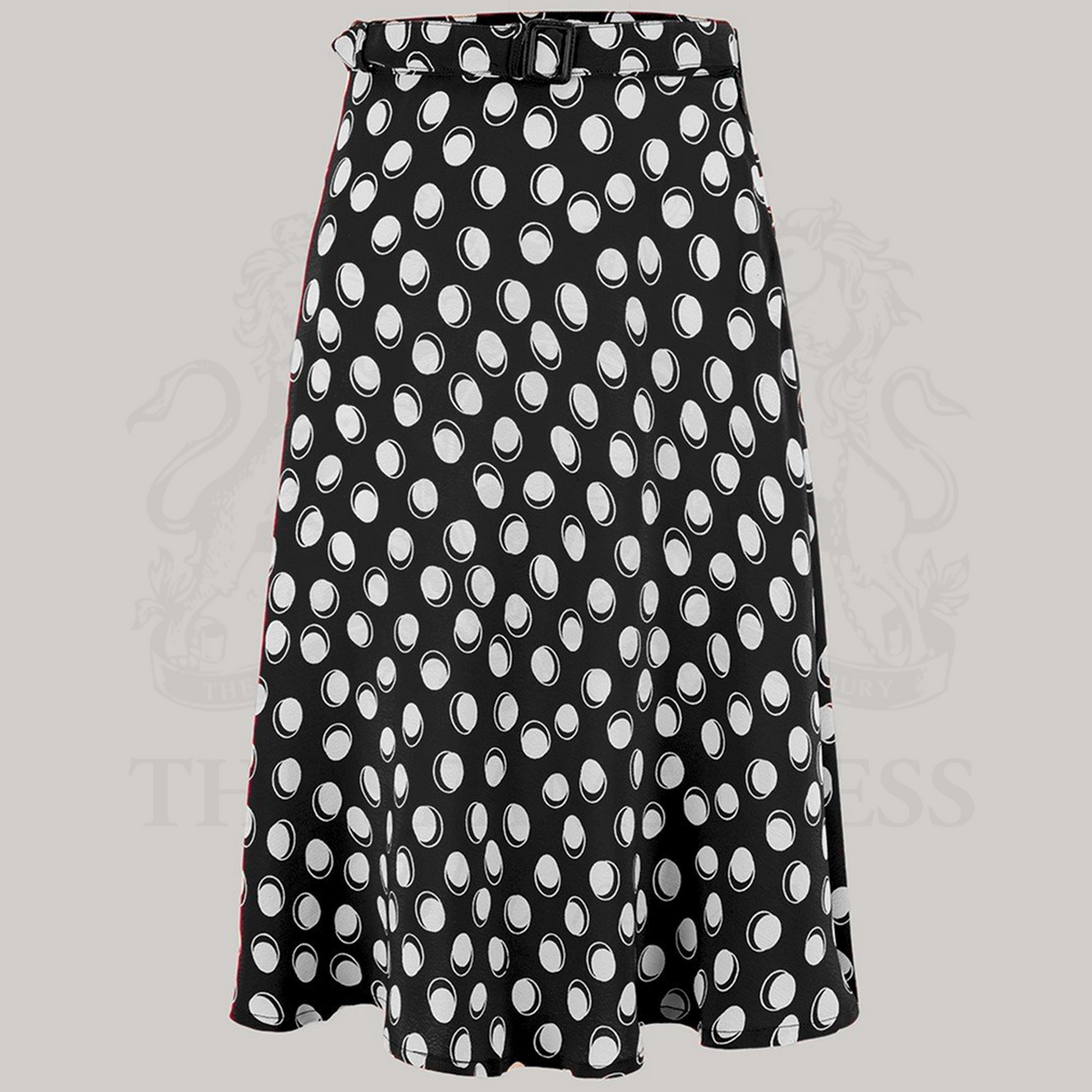 Circle Skirt in Black Moonshine