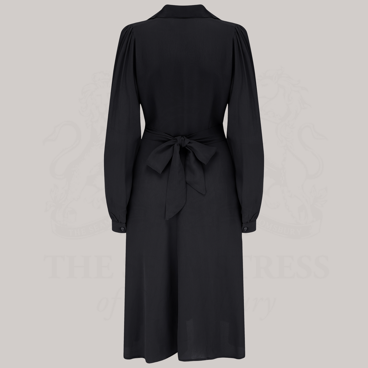 Clarice Dress in Liquorice Black