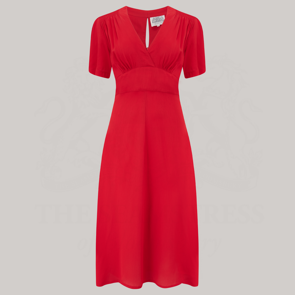 Dolores Dress in Lipstick Red