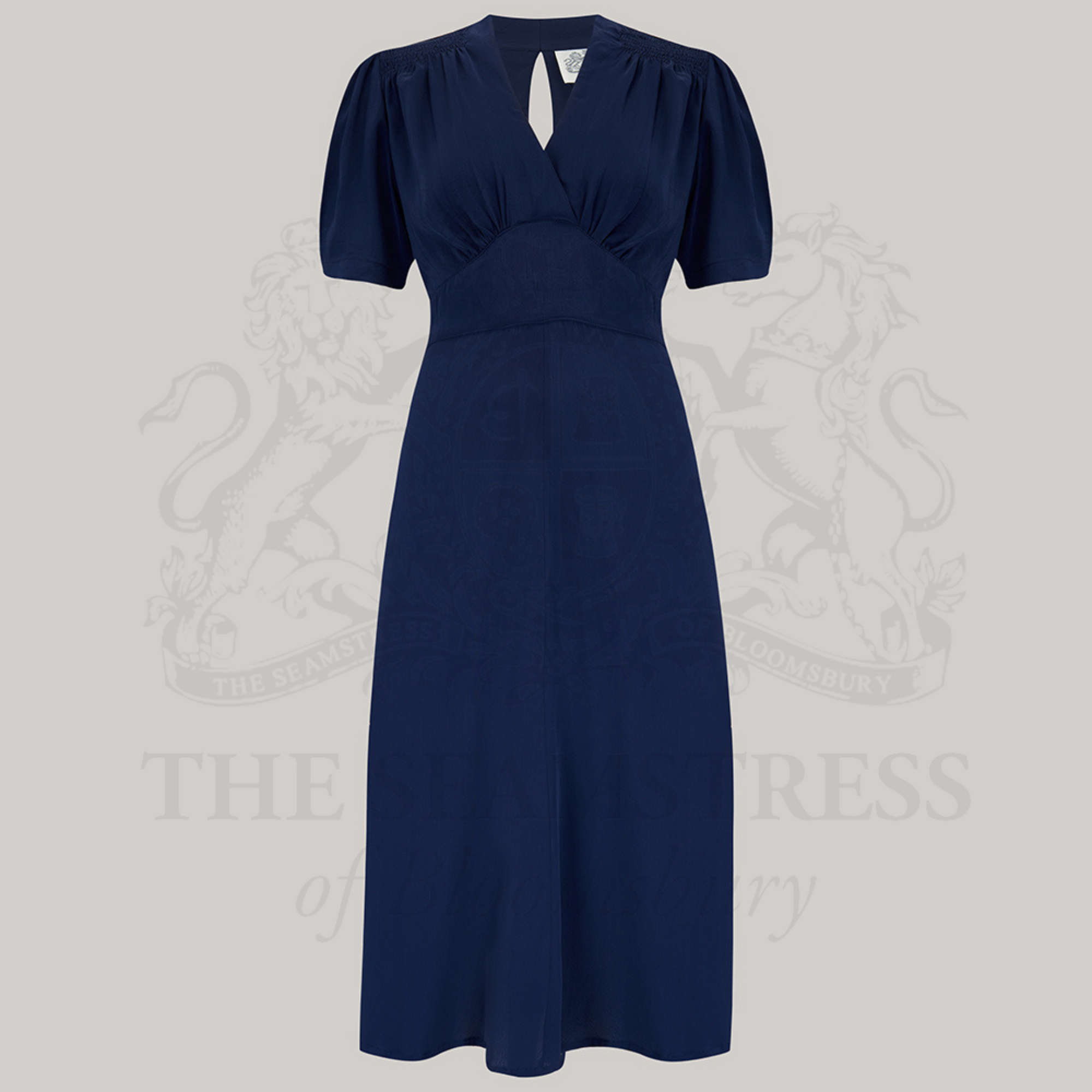 Dolores Dress in French Navy