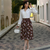 Deanna Skirt in Brown Floral Dancer