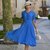 Iris Dress in Palace Blue