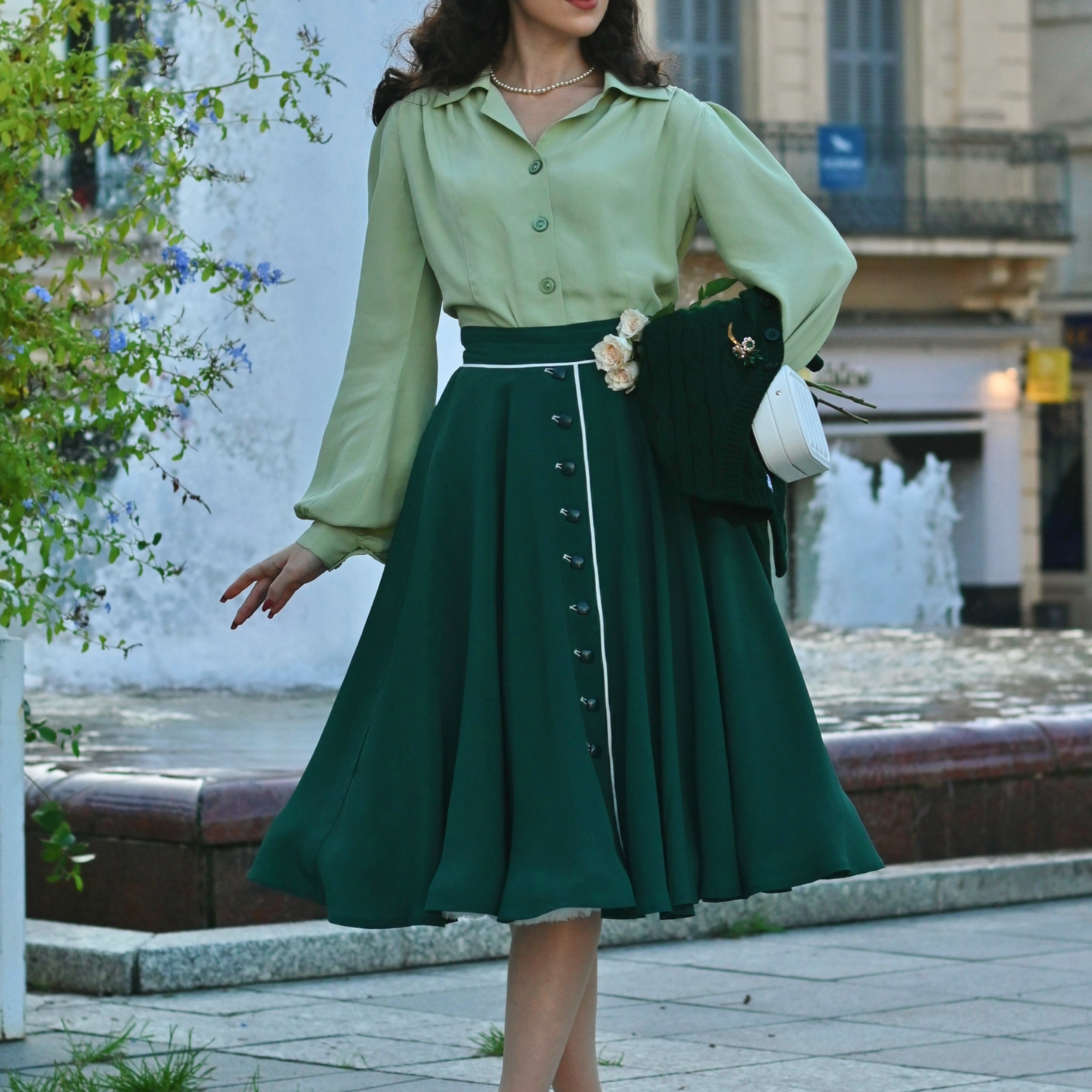 Rita Skirt in Hampton Green