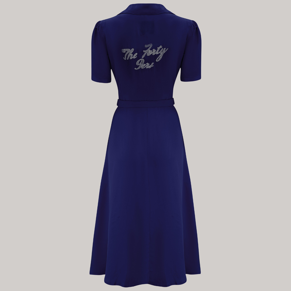 Ethel-49er Dress in French Navy