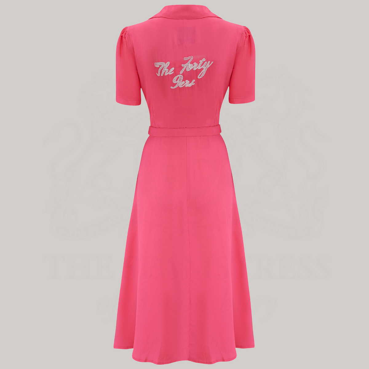 Ethel-49er Dress in Raspberry