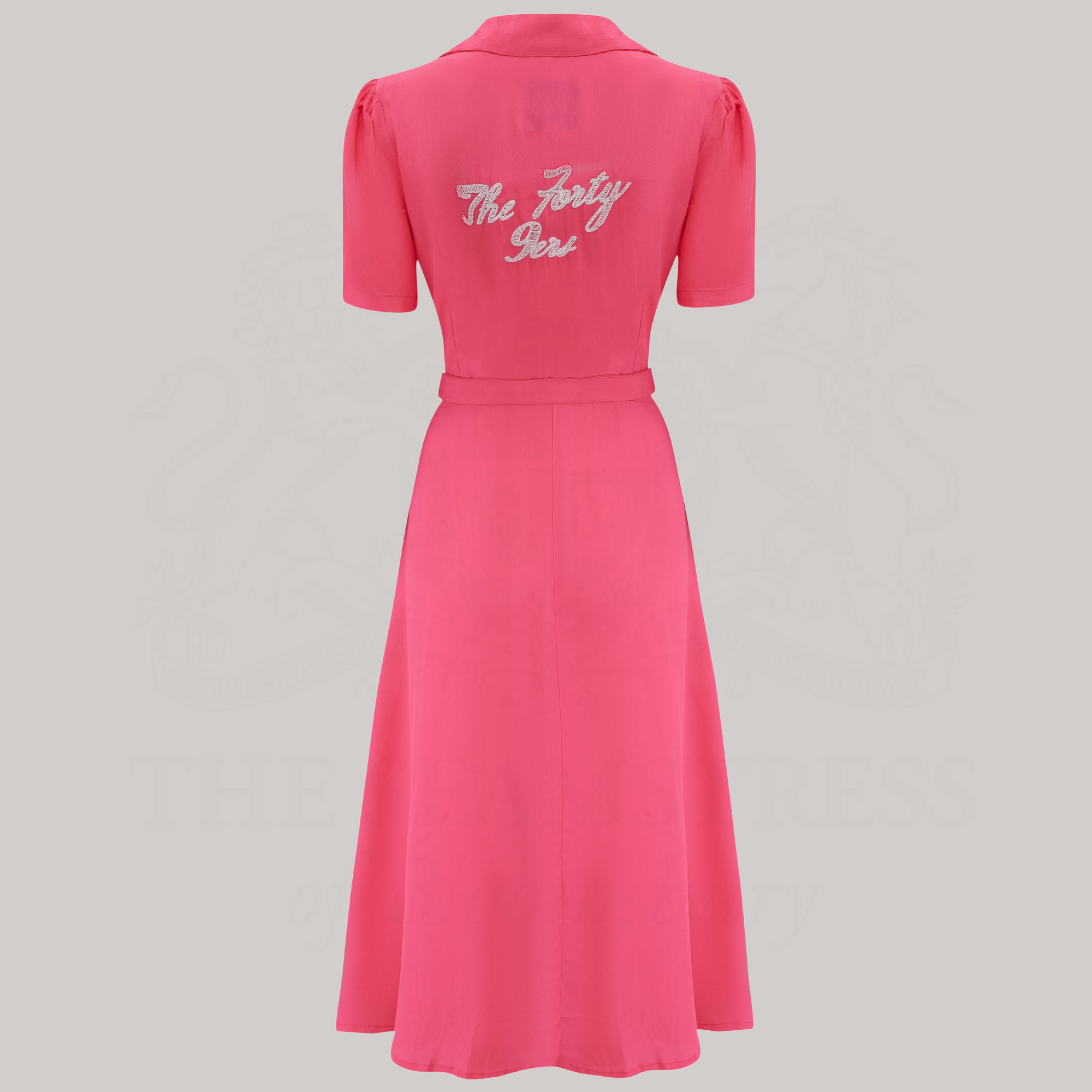 Ethel-49er Dress in Raspberry