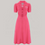 Ethel-49er Dress in Raspberry