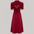 Ethel-49er Dress in Windsor Wine