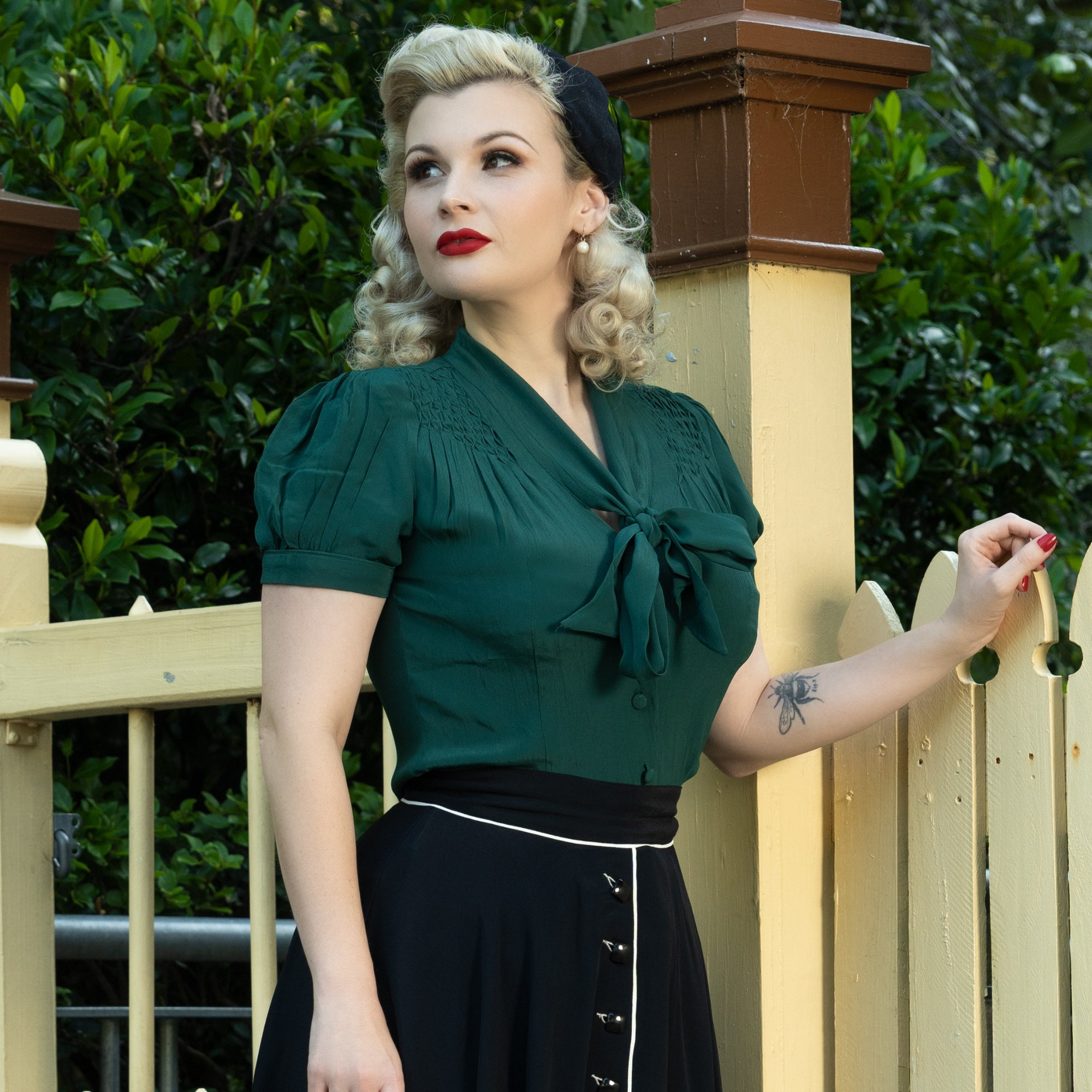 Rita Skirt in Liquorice Black