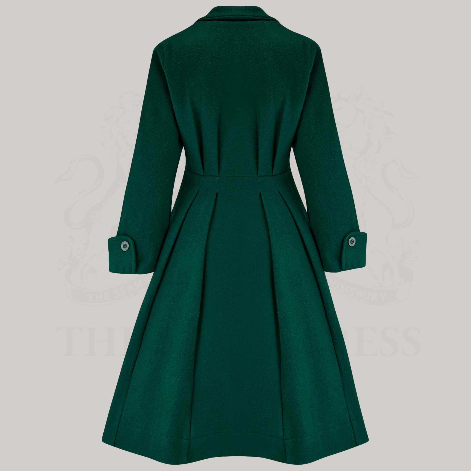 Elizabeth Coat in Green - The Seamstress of Bloomsbury Elizabeth Coat in Green - The Seamstress of Bloomsbury