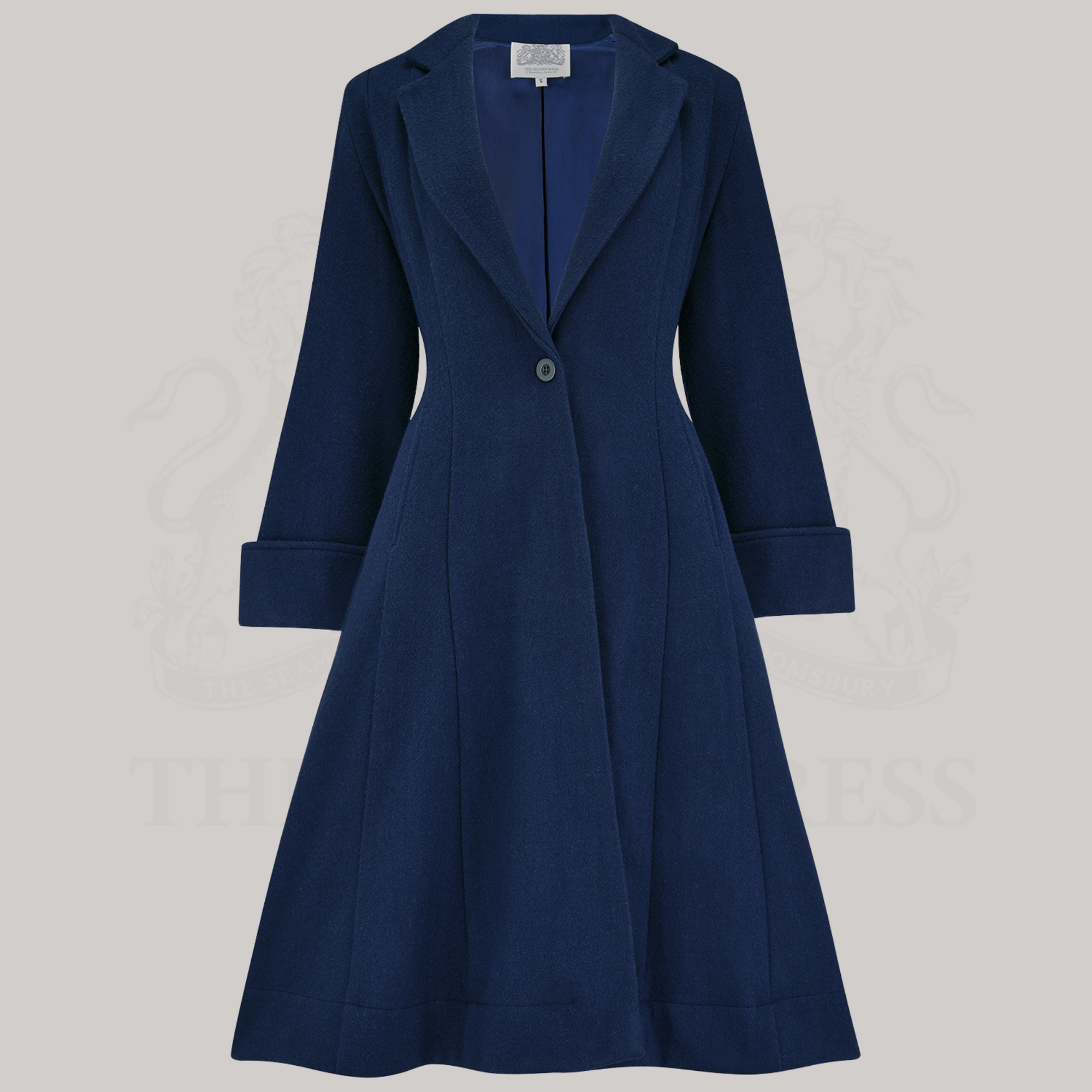 Elizabeth Coat in Navy The Seamstress of Bloomsbury