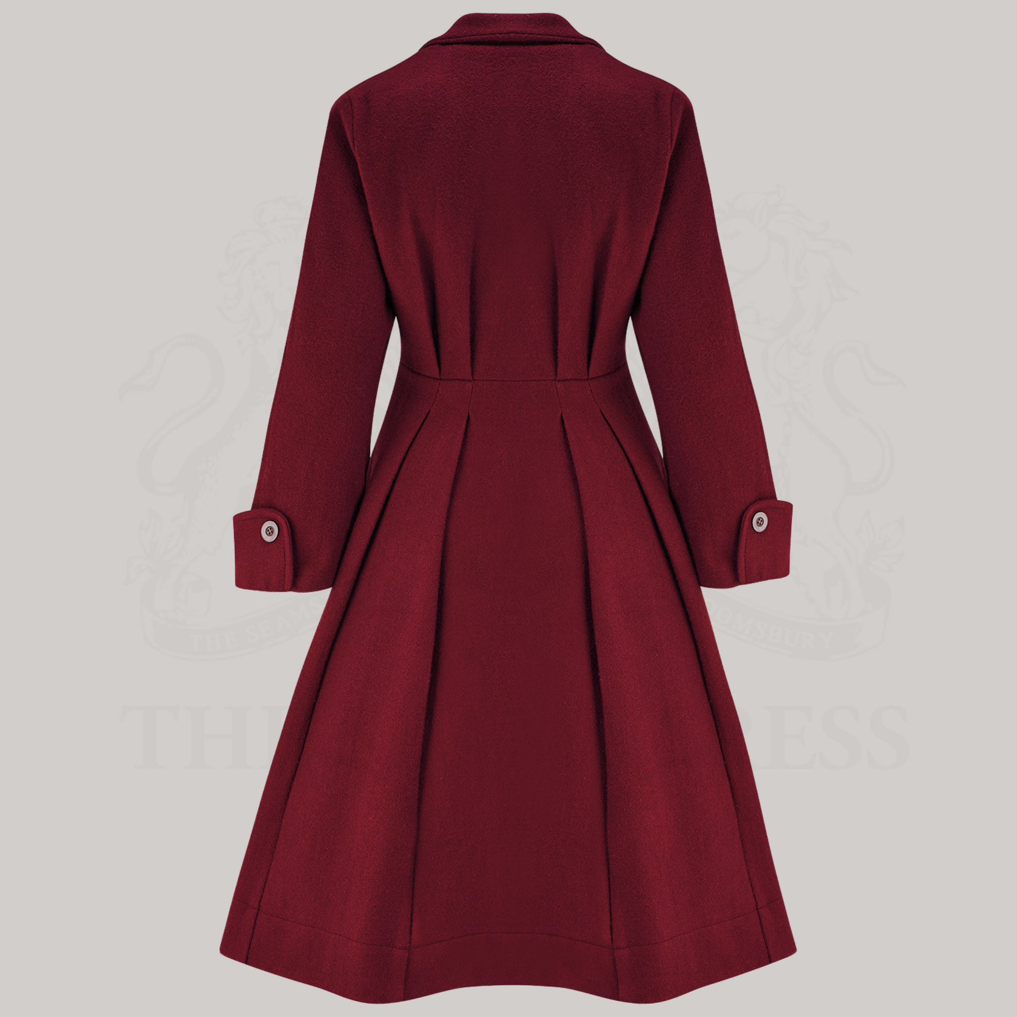 Elizabeth Coat in Wine
