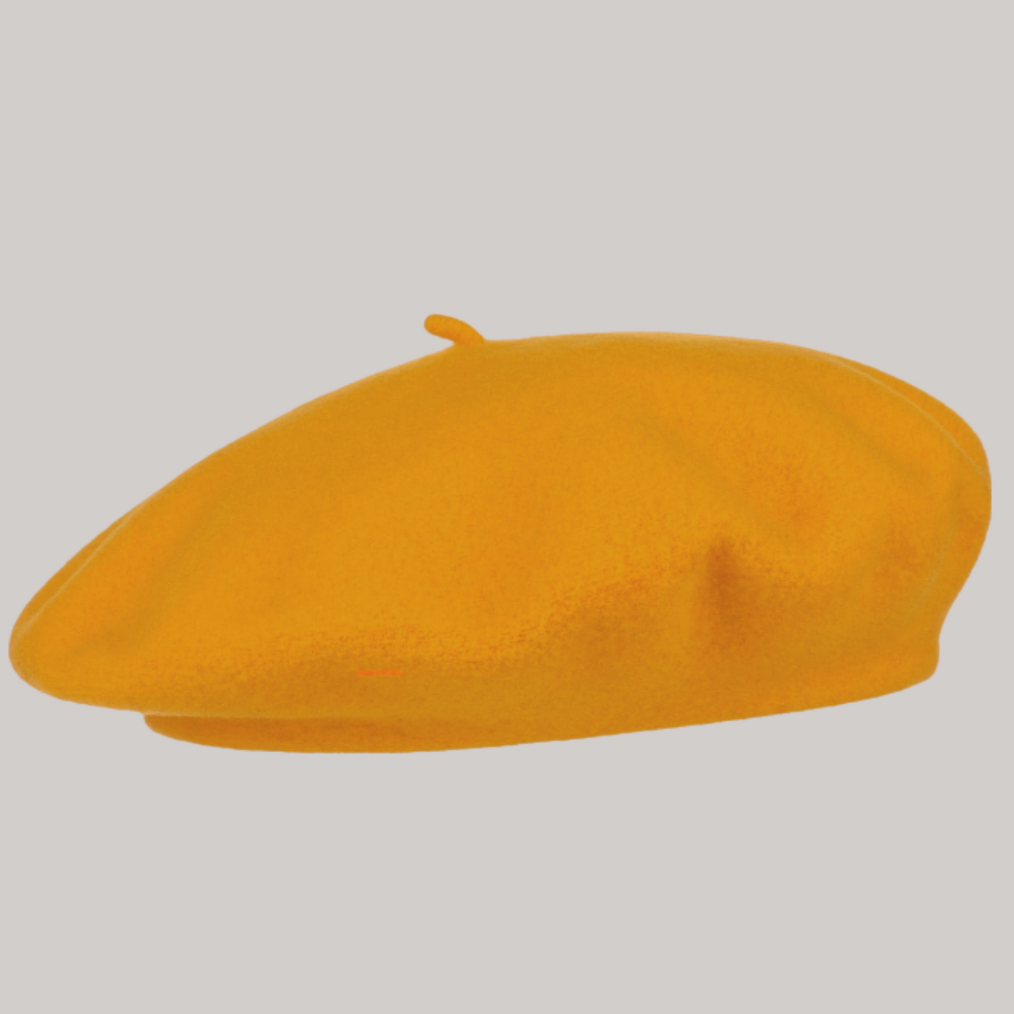 mustard yellow beret