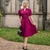 Ruby Dress in Mulberry